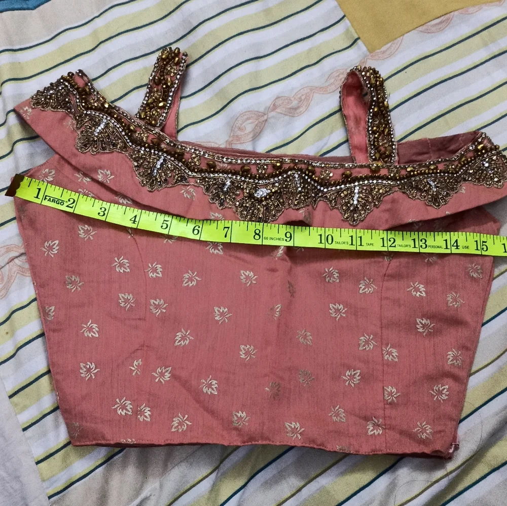 🎁Peach lehanga 12-14 years girls - Picture 3 of 7